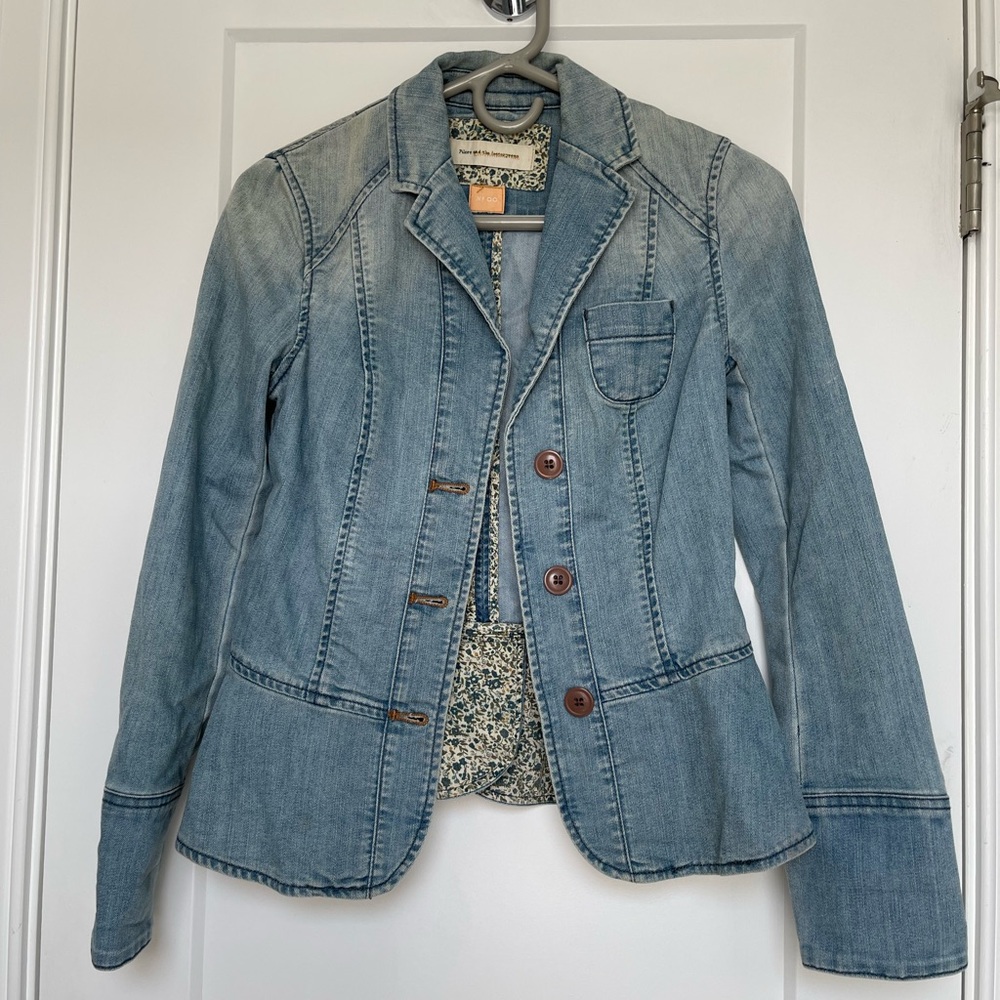 Anthropologie Jean Jacket